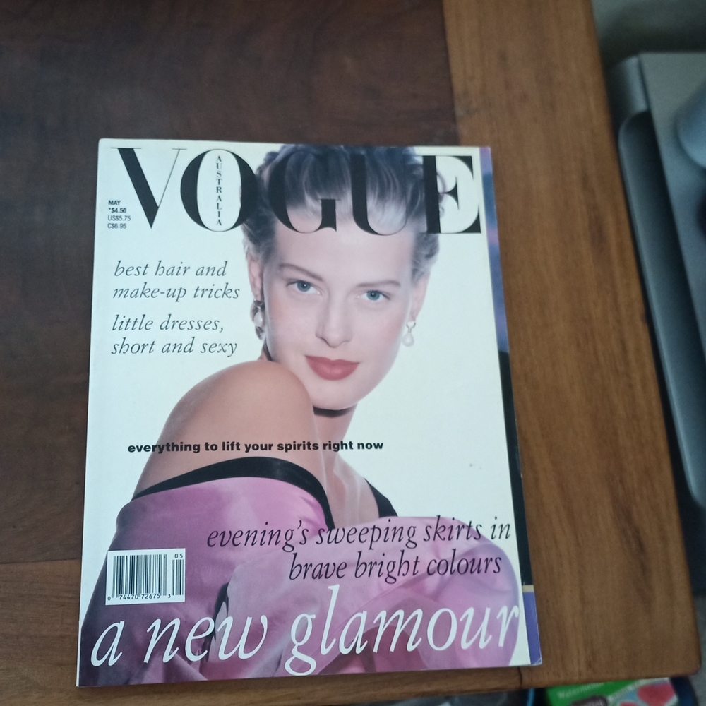 1991 Australian Vogue May issue vintage